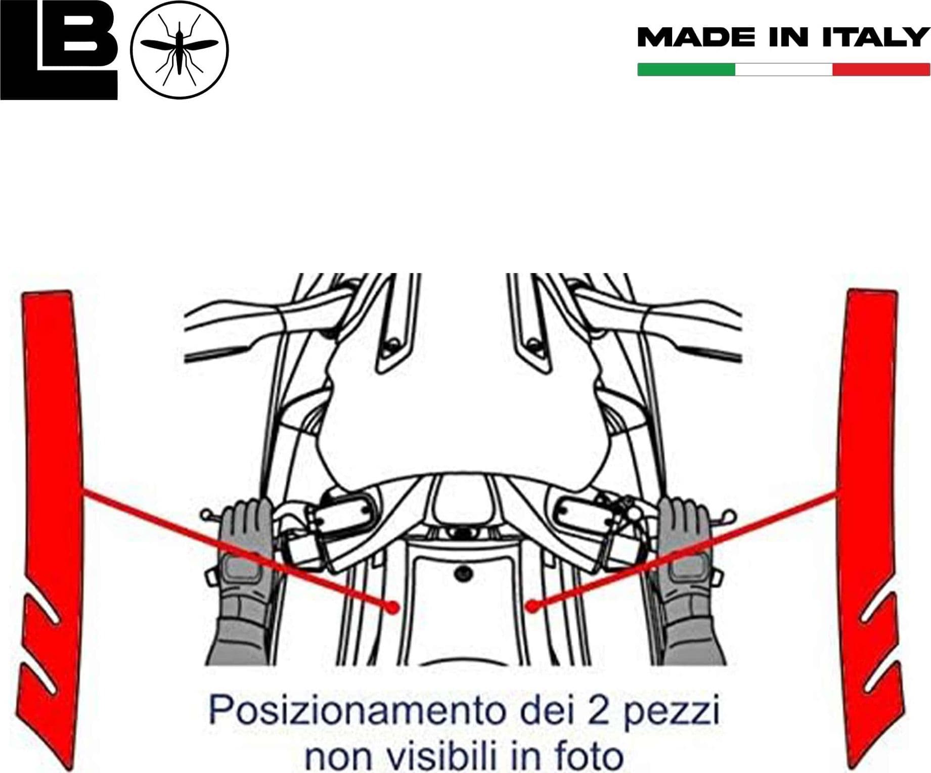 KIT BOOMERANG ADESIVI 3D per Scooter XCITING 500 PROTEZIONI compatibili KYMCO in Decalcomanie adesivi e magneti LabelBike - Bibbiano, commercioVirtuoso.it