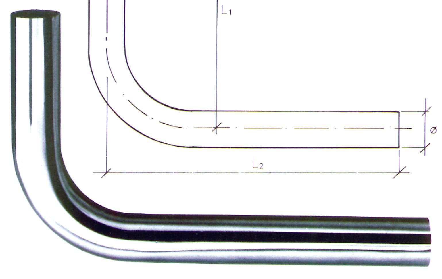 Canotto per Scarico Sottolavabo Curvo 90 ° Ee ? Mm 30 mm 150 x 250 5 Pezzi