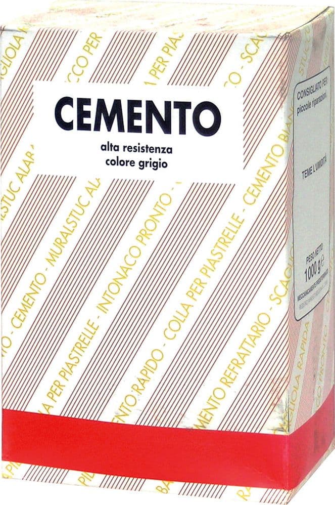 Cemento in Polvere Grigio Kg 1 12 Pezzi