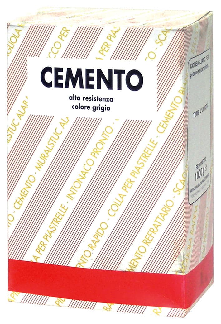 Cemento in Polvere Grigio Kg 1 12 Pezzi