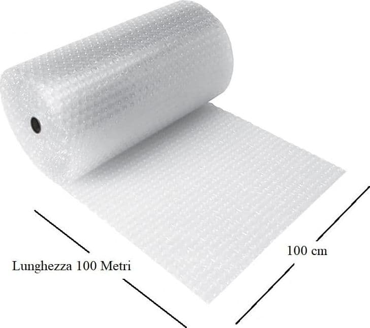 Pluriball Imballaggio Rotolo Telo A Bolle Per Trasloco E Trasporto Lungo 100 Metri Alto 100 Cm Hd in Sacchetti BricoGo - Marano di Napoli, commercioVirtuoso.it