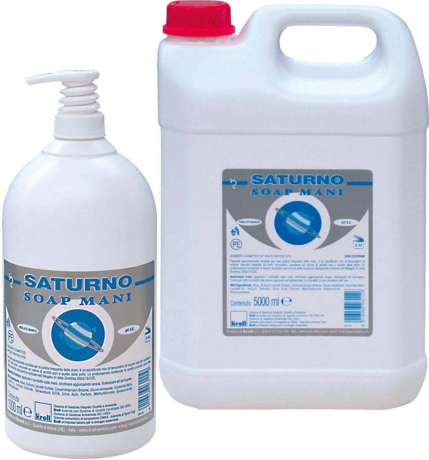 Detergente Liquido Lavamani Saturno L 5 4 Pezzi