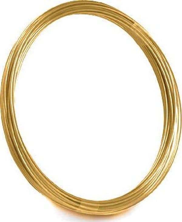 Filo di Ottone Cotto Ø Filo Mm 0 6 M 20 20 Pezzi