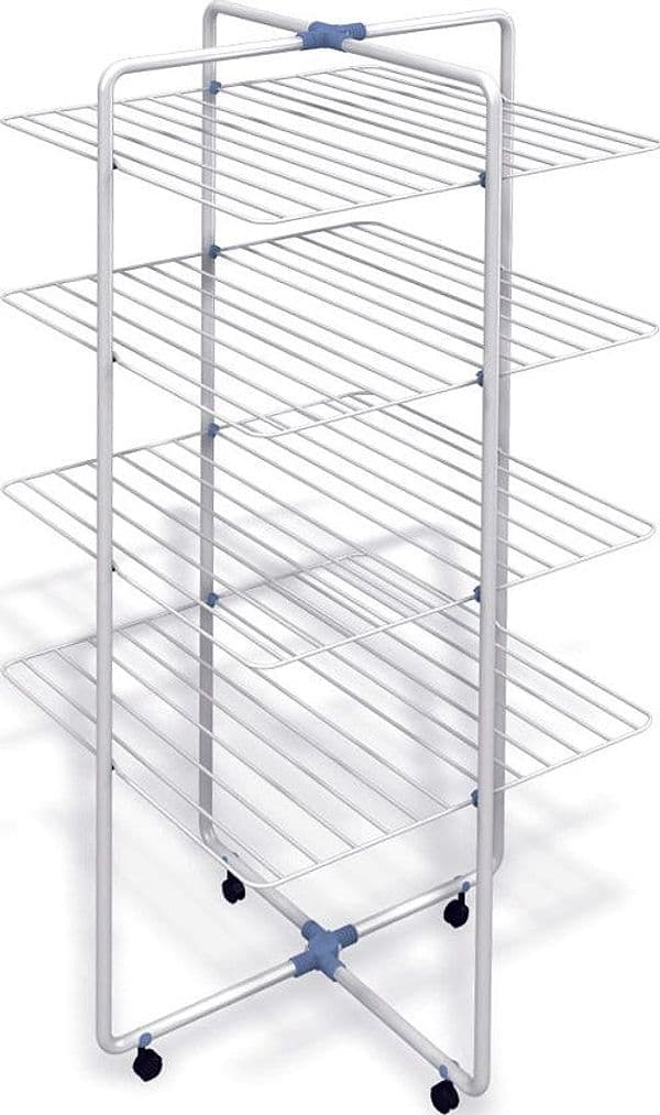 Stendibiancheria a Torre Vip 4 Piani Cm 70 5 x 70 5X168 H Stenditura M 40