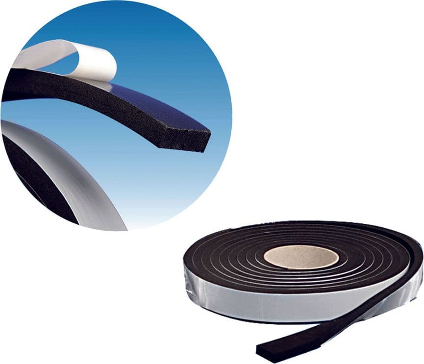Parafreddo in Gomma M 10 mm 30 x 5 Nero