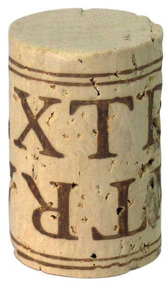 Tappo in Sughero Etichetta Rossa Mm 24 x 40 PZ.100