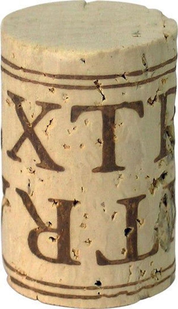 Tappo in Sughero Etichetta Rossa Mm 26 x 40 PZ.100