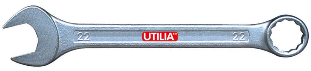 Utilia CHIAVE COMBINATA FORCHETTA/POLIGONALE mm. 15x15 5.00 pz