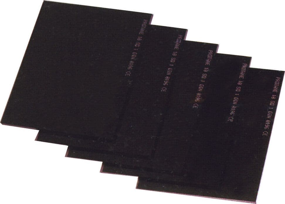 Vetro Inattinico per Saldatura DIN 11 mm 75 x 98 100 Pezzi