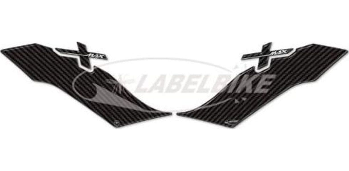 2 ADESIVI 3D PROTEZIONE ZONA PIEDI compatibili per YAMAHA XMAX 400 dal 2017-2021 in Paraserbatoio LabelBike - Bibbiano, commercioVirtuoso.it