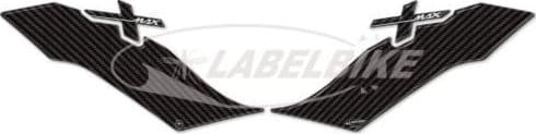 2 ADESIVI 3D PROTEZIONE ZONA PIEDI compatibili per YAMAHA XMAX 400 dal 2017-2021 in Paraserbatoio LabelBike - Bibbiano, commercioVirtuoso.it
