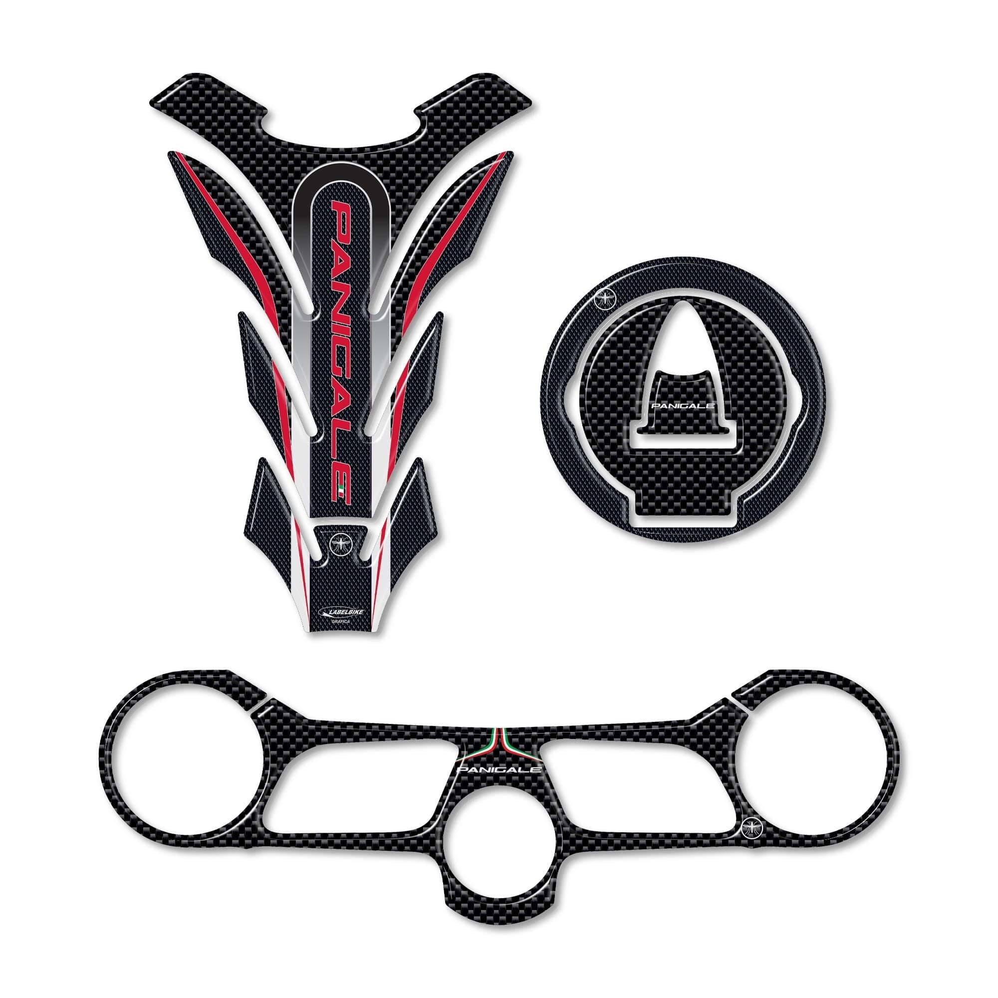 kit in resina 3D adesivi moto compatibili con DUCATI PANIGALE 2012 - 2017