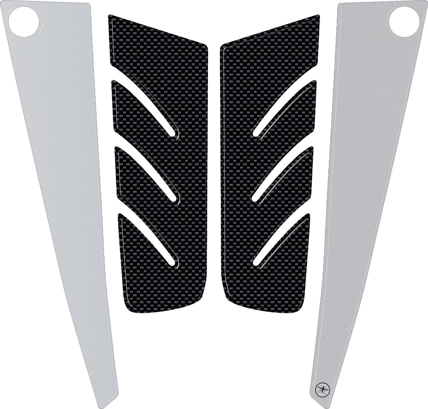ADESIVO Resinato 3D carbonio-ergal PEDANA ANTERIORE Sticker per YAMAHA Tmax 530 2012-2016 in Decalcomanie adesivi e magneti LabelBike - Bibbiano, commercioVirtuoso.it