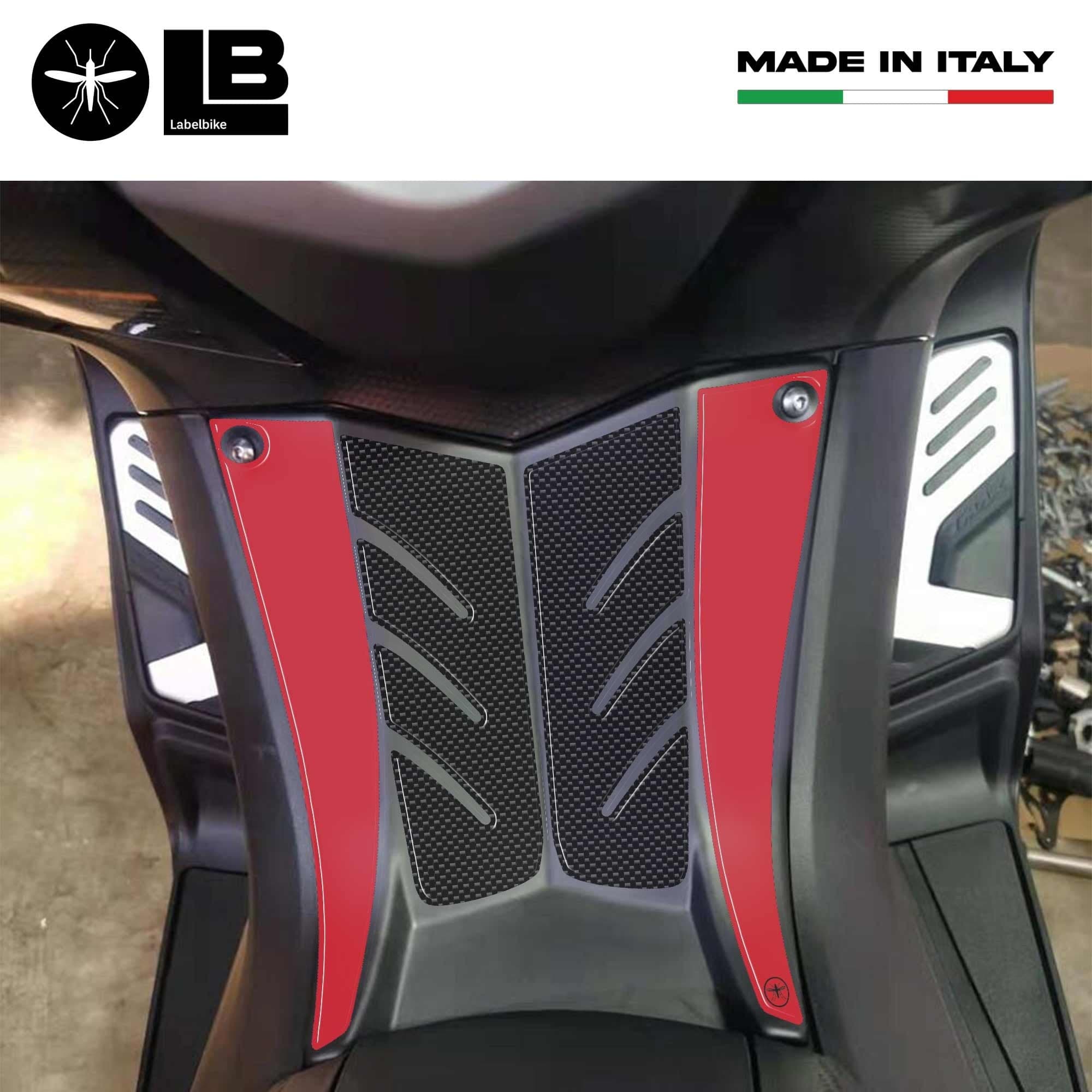 ADESIVO Resinato 3D carbonio-ergal PEDANA ANTERIORE Sticker per YAMAHA Tmax 530 2012-2016 in Decalcomanie adesivi e magneti LabelBike - Bibbiano, commercioVirtuoso.it