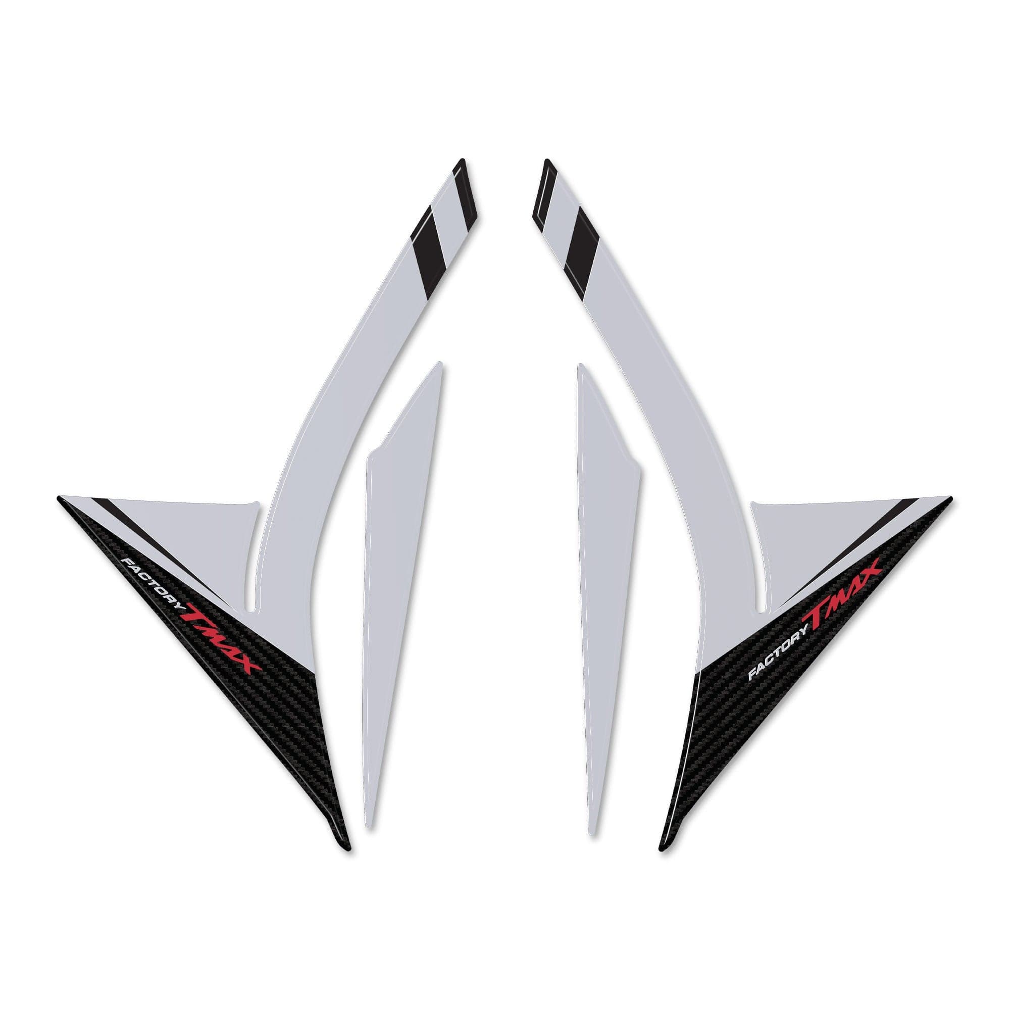 Kit ADESIVI in gel 3D ERGAL compatibili per carena Scooter YAMAHA TMAX 530 2017-2019 in Decalcomanie adesivi e magneti LabelBike - Bibbiano, commercioVirtuoso.it