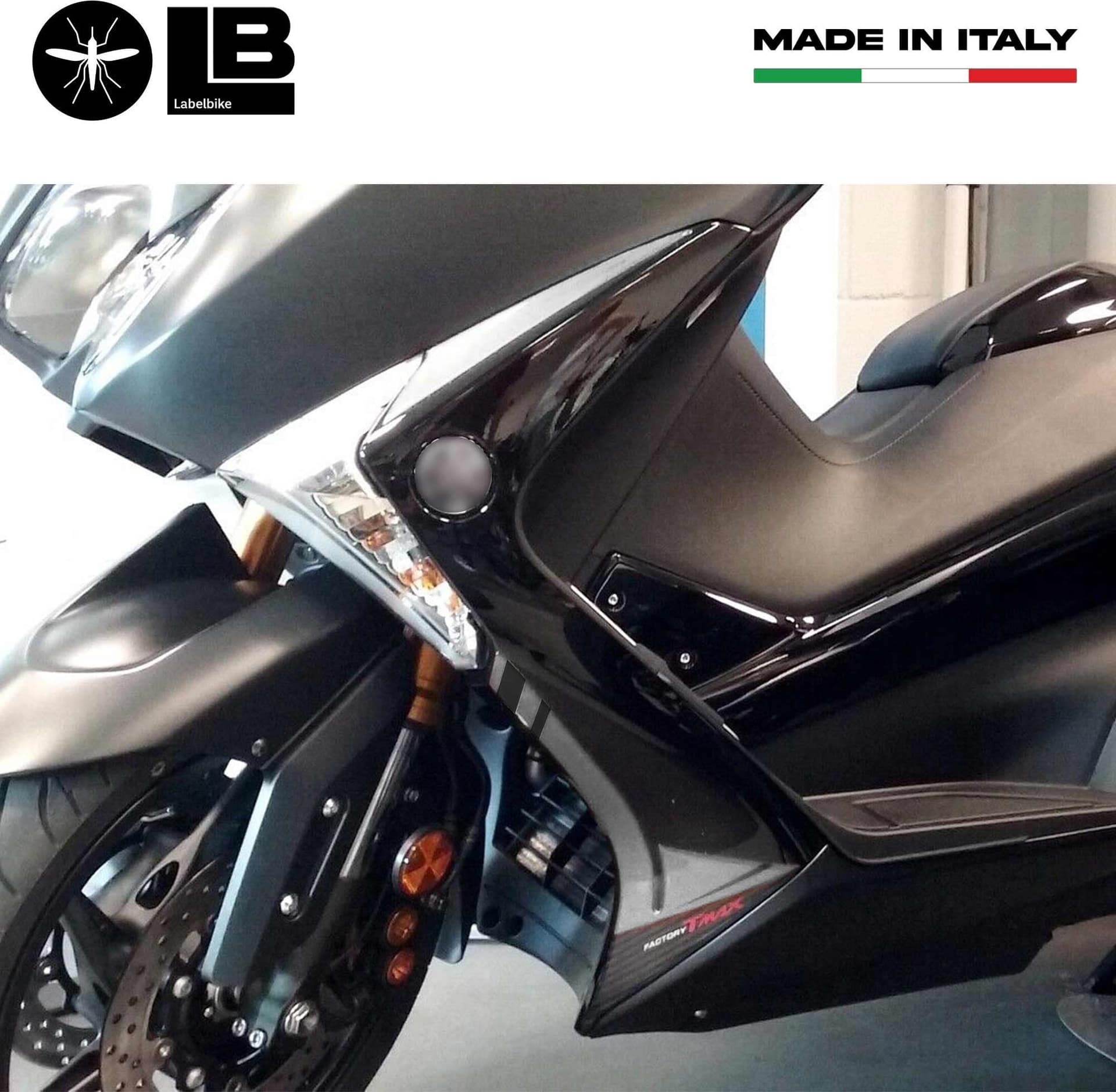 Kit ADESIVI in gel 3D ERGAL compatibili per carena Scooter YAMAHA TMAX 530 2017-2019 in Decalcomanie adesivi e magneti LabelBike - Bibbiano, commercioVirtuoso.it