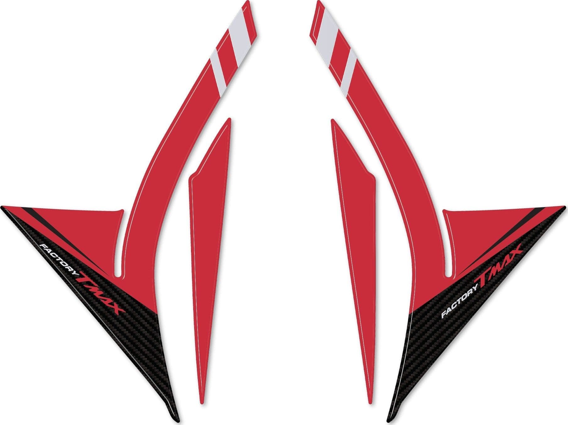 Kit ADESIVI in gel 3D ERGAL compatibili per carena Scooter YAMAHA TMAX 530 2017-2019 in Decalcomanie adesivi e magneti LabelBike - Bibbiano, commercioVirtuoso.it