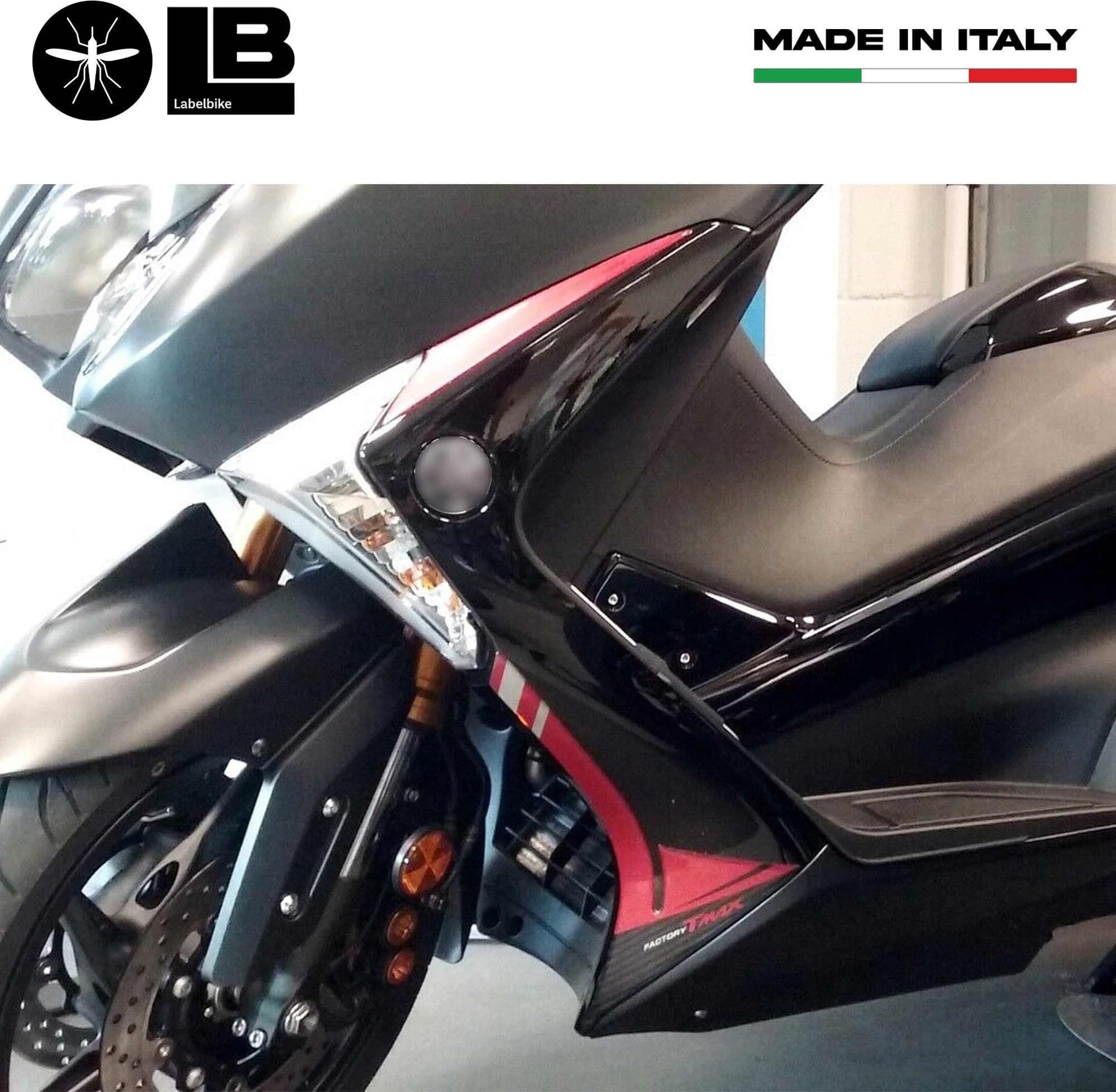 Kit ADESIVI in gel 3D ERGAL compatibili per carena Scooter YAMAHA TMAX 530 2017-2019 in Decalcomanie adesivi e magneti LabelBike - Bibbiano, commercioVirtuoso.it