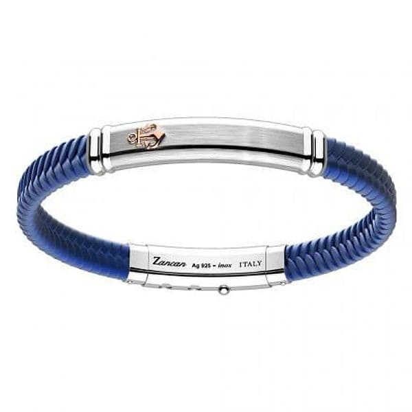 Zancan bracciale in argento e oro rosa.
