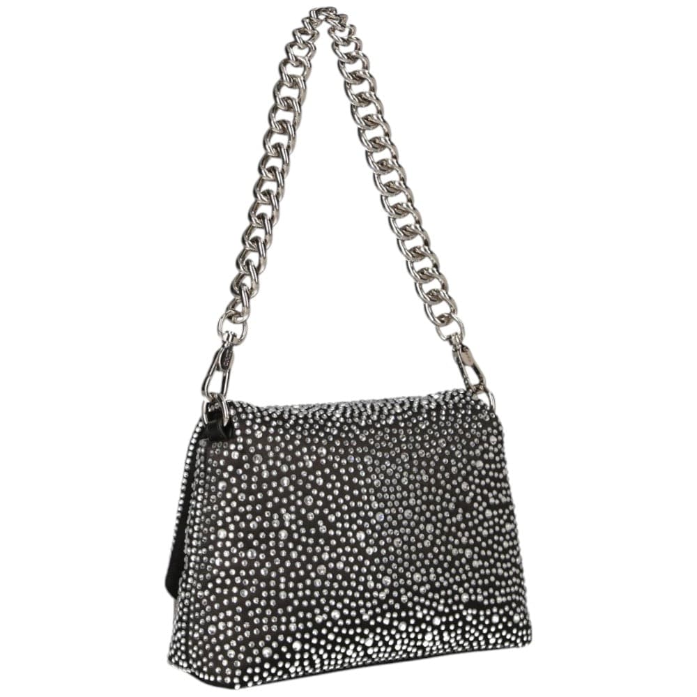 Liu Jo borsa a tracolla nera crossbody con strass LaPuffy AA5269T0374 Borse Liu Jo