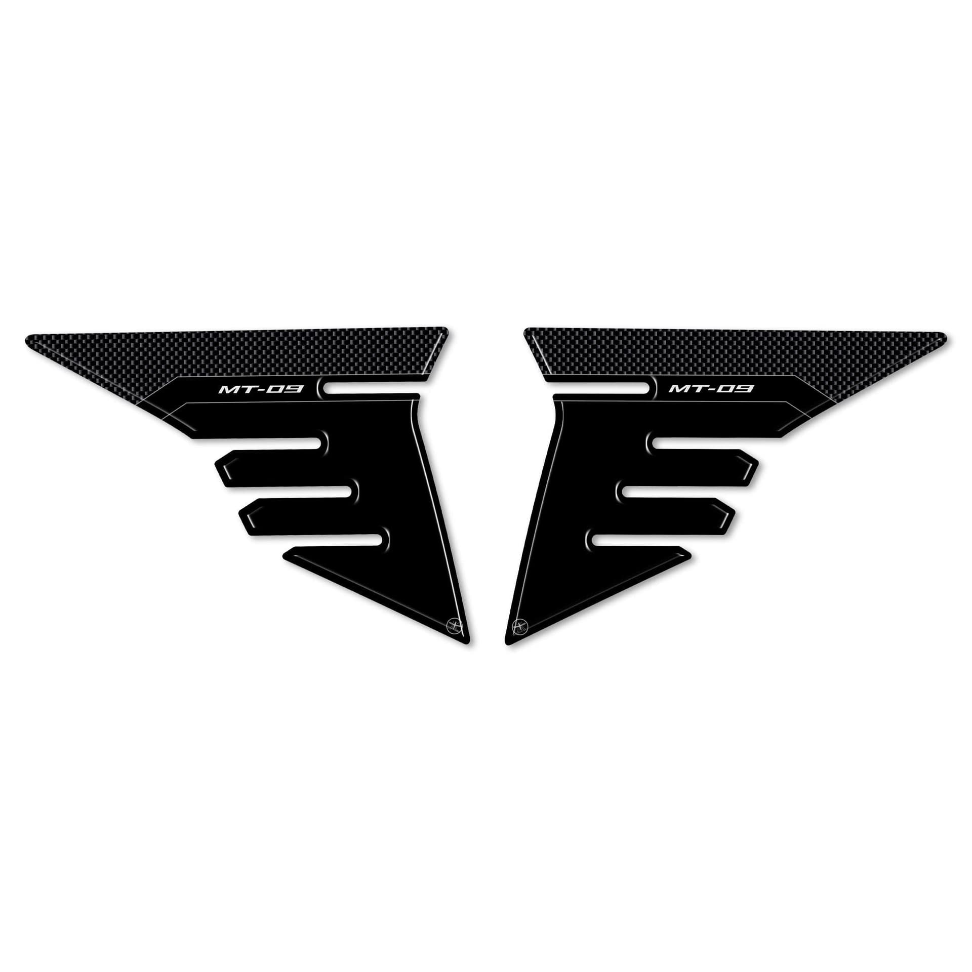 2 ADESIVI gel PROTEZIONI LATERALI SERBATOIO compatibili MOTO YAMAHA TRACER MT-09 in Paraserbatoio LabelBike - Bibbiano, commercioVirtuoso.it