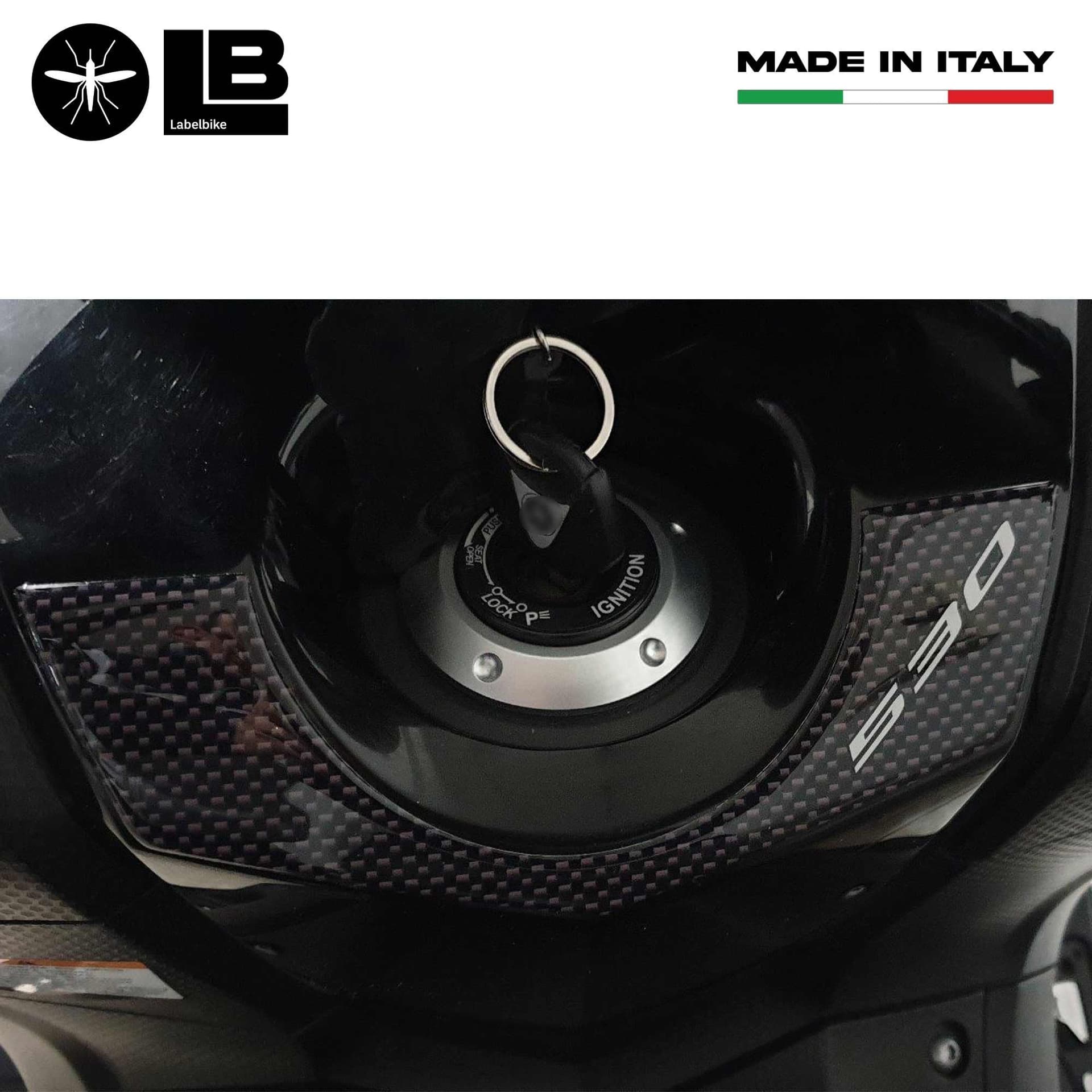 ADESIVO 3D PROTEZIONE chiave accensione TMAX 530 per SCOOTER YAMAHA T MAX 2012-2016 in Decalcomanie adesivi e magneti LabelBike - Bibbiano, commercioVirtuoso.it
