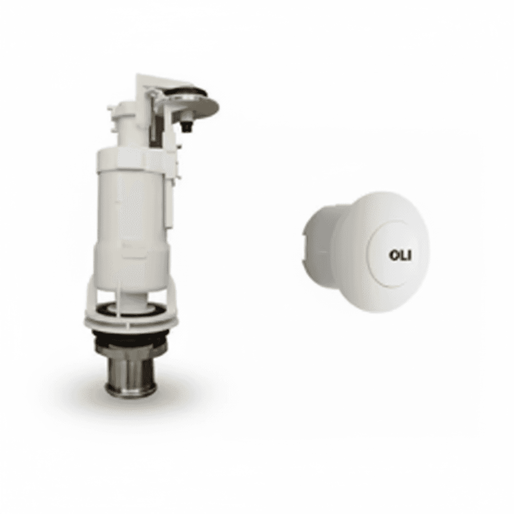 Batteria Tipo Catis con Pulsante Bianco ABS Oli 500850