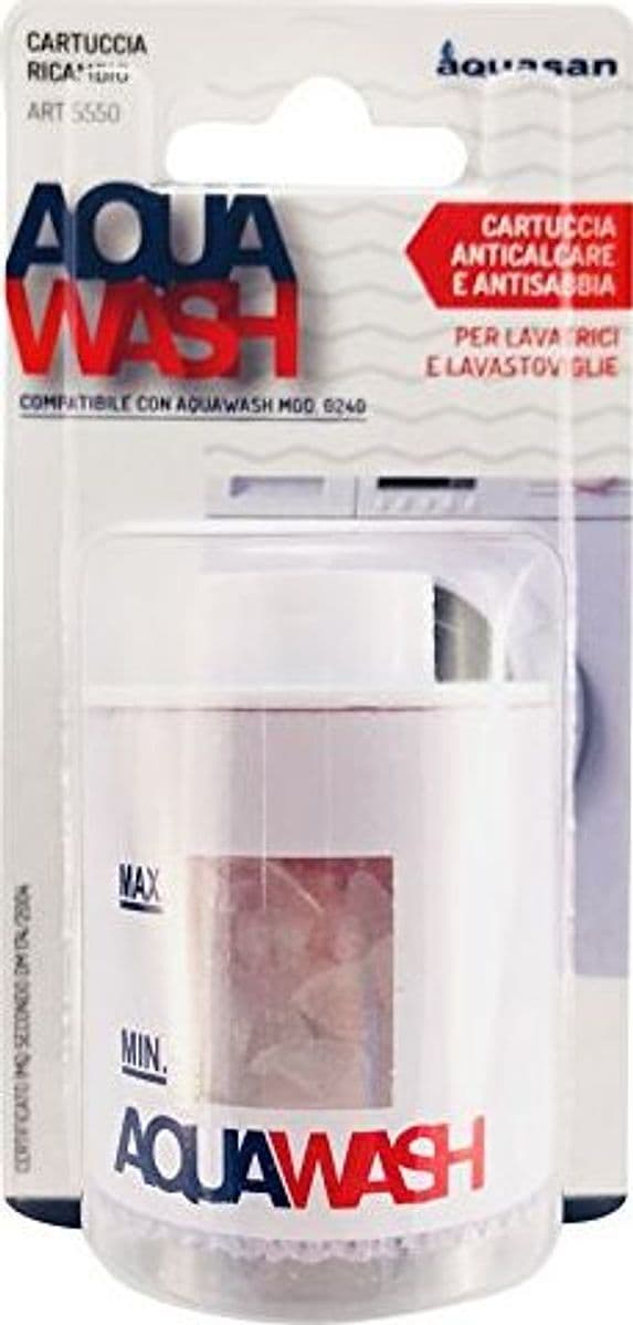 Cartuccia Aquawash Filtro Acqua Anticalcare Lavatrice Lavastoviglie 5550 Aquasan in Cartucce anticalcare BricoGo - Marano di Napoli, commercioVirtuoso.it