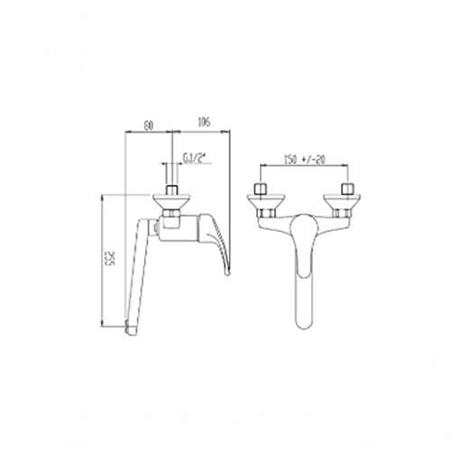 Miscelatore Monocomando Lavello A Muro Con Canna Ovale Girevole 3090E Fromac in Rubinetti per lavelli da cucina BricoGo - Marano di Napoli, commercioVirtuoso.it