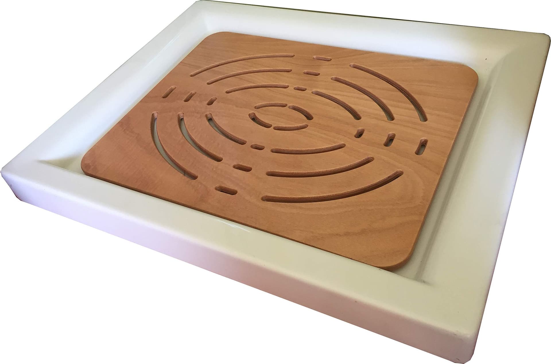 Pedana Piatto Doccia 50 X 50 Cm Legno Marino Quadrata Antiscivolo Castel Merlino in Tappetini BricoGo - Marano di Napoli, commercioVirtuoso.it
