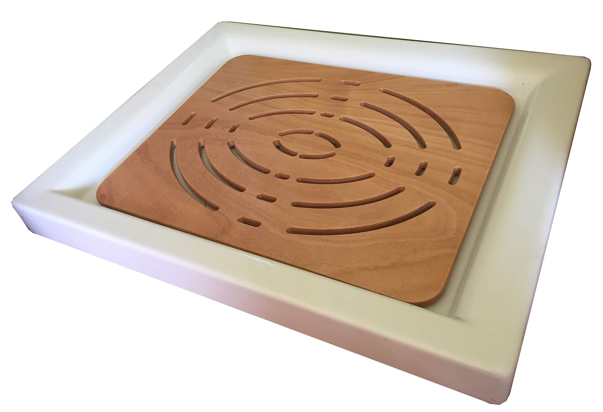 Pedana Piatto Doccia 50 X 50 Cm Legno Marino Quadrata Antiscivolo Castel Merlino in Tappetini BricoGo - Marano di Napoli, commercioVirtuoso.it