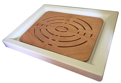 Pedana Piatto Doccia 50 X 50 Cm Legno Marino Quadrata Antiscivolo Castel Merlino in Tappetini BricoGo - Marano di Napoli, commercioVirtuoso.it