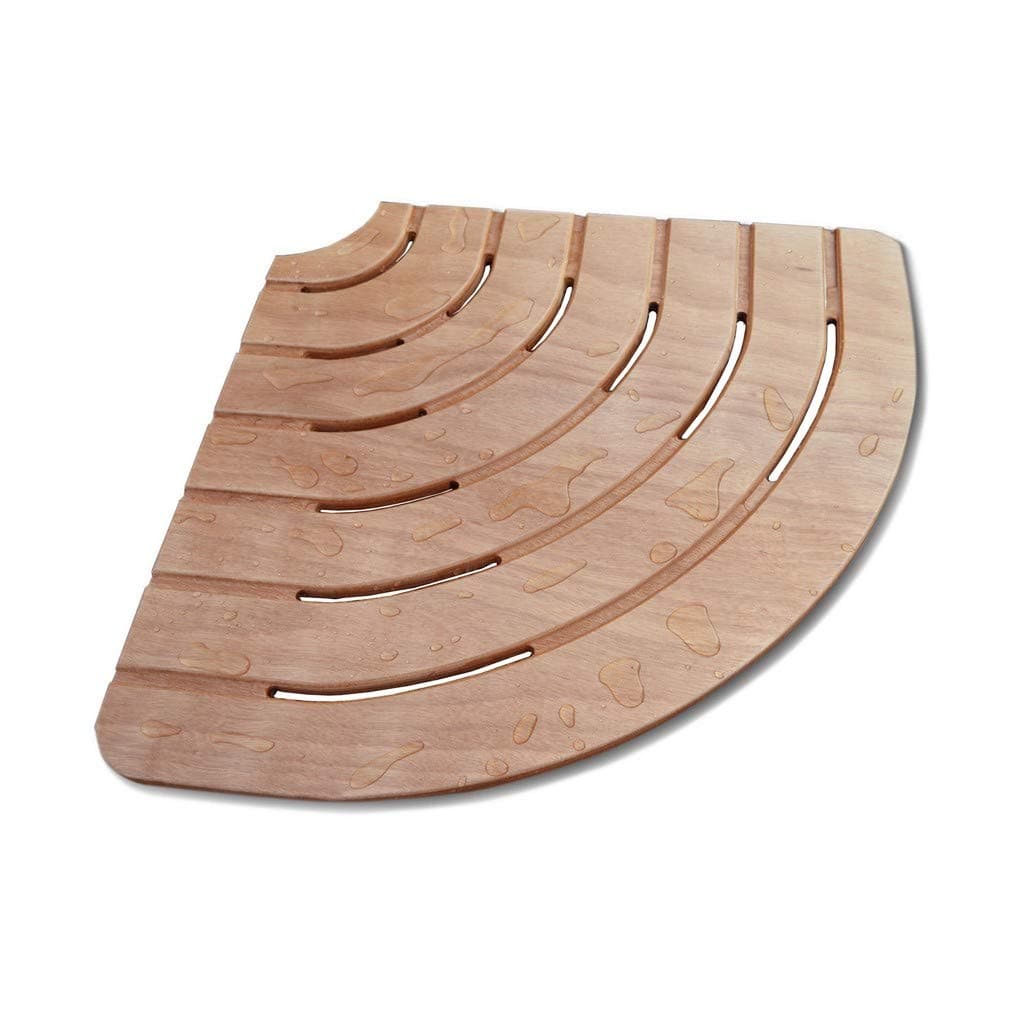 Pedana Piatto Doccia Angolare Antiscivolo 61Cm Legno Marino Okumè Castel Merlino in Sedili per doccia e vasca da bagno BricoGo - Marano di Napoli, commercioVirtuoso.it