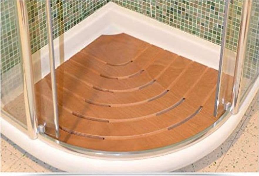Pedana Piatto Doccia Angolare Antiscivolo 61Cm Legno Marino Okumè Castel Merlino in Sedili per doccia e vasca da bagno BricoGo - Marano di Napoli, commercioVirtuoso.it