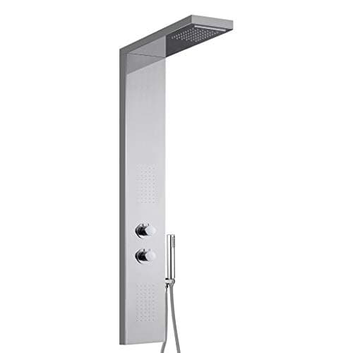 Pannello Inox Colonna Doccia A Cascata Completo Eos Damast in Rubinetti per vasca BricoGo - Marano di Napoli, commercioVirtuoso.it