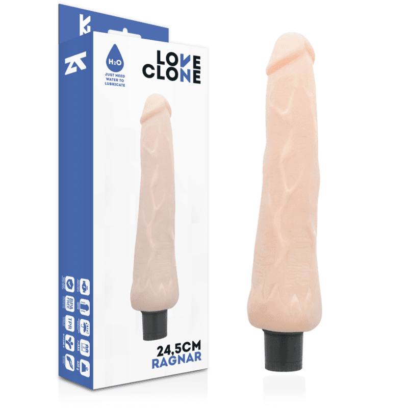 LOVECLONE - VIBRATORE AUTOLUBRIFICANTE RAGNAR 24.5 CM -O- 3.5 CM in Vibratori realistici Desideria Shop - Latina, commercioVirtuoso.it