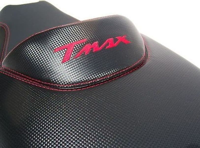 KIT COPRI SELLA COPRISELLA SEAT COVER MOTO PERSONALIZZATA YAMAHA TMAX T MAX 500 2001-2007 in Fodere per sedili LabelBike - Bibbiano, commercioVirtuoso.it