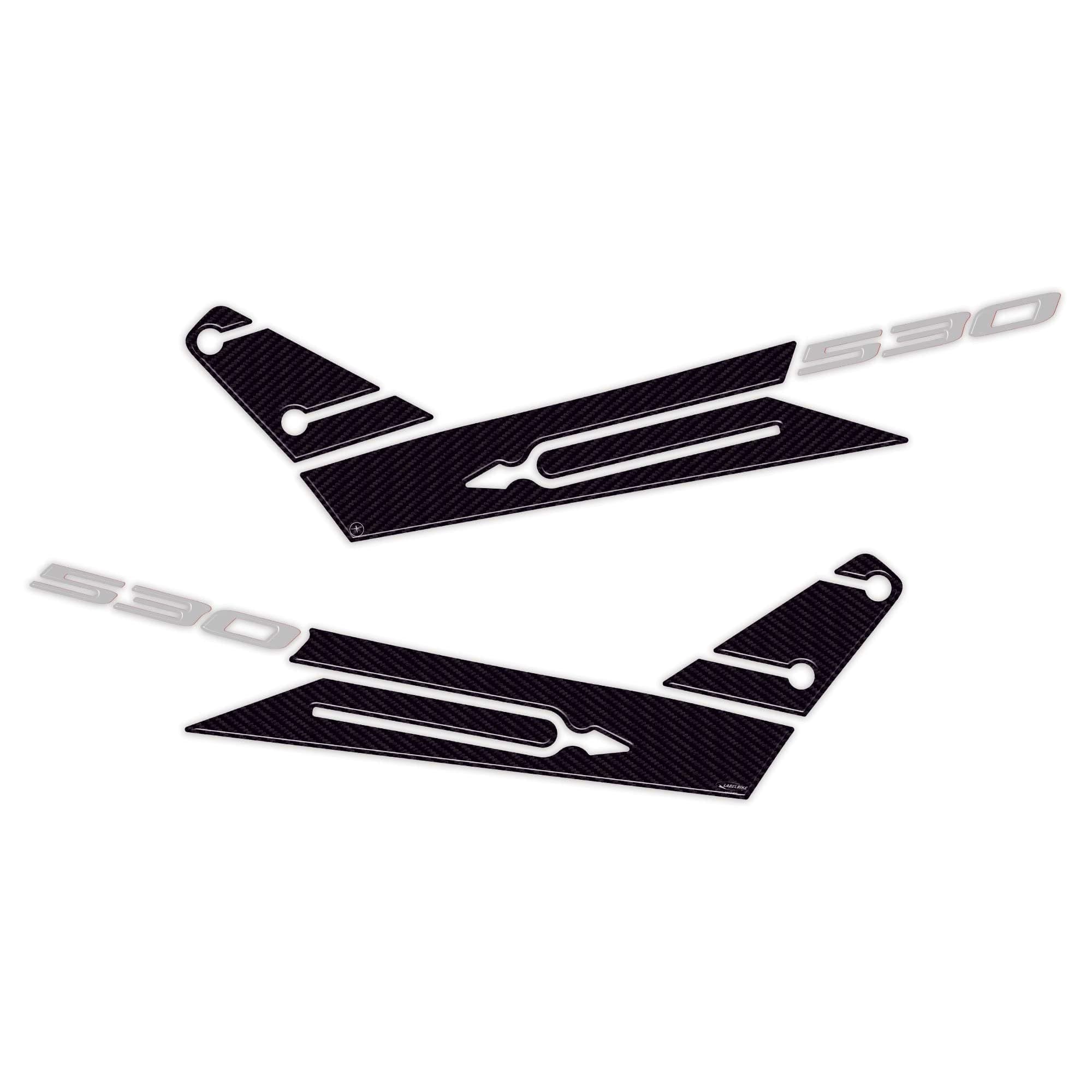 Kit ADESIVI in Gel RESINA TMAX 530 BOOMERANG compatibili per YAMAHA 2017-2019 in Decalcomanie adesivi e magneti LabelBike - Bibbiano, commercioVirtuoso.it