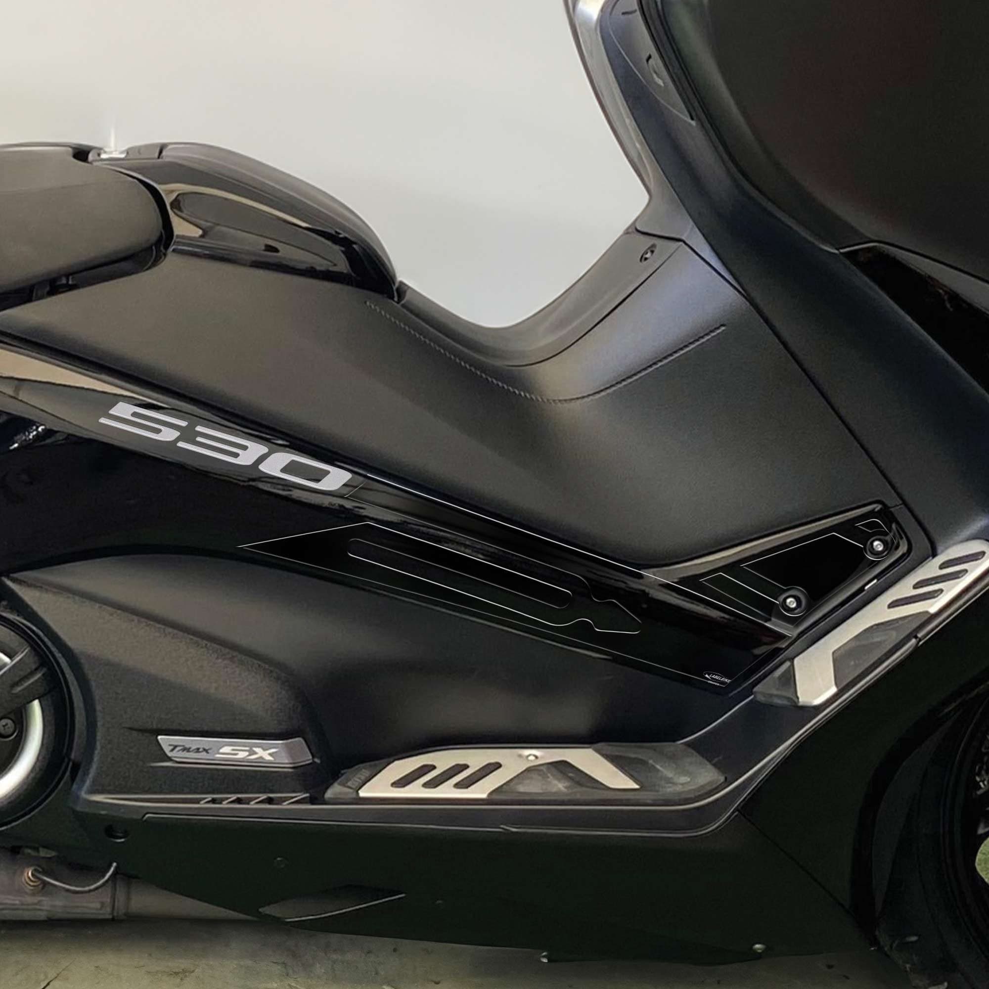 Kit ADESIVI in Gel RESINA TMAX 530 BOOMERANG compatibili per YAMAHA 2017-2019 in Decalcomanie adesivi e magneti LabelBike - Bibbiano, commercioVirtuoso.it
