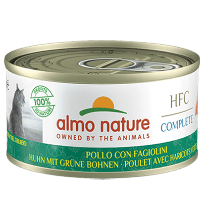 Almo Nature Scatoletta HFC Complete gusto Pollo e Fagiolini per Gatti Adulti 70gr in Secco 101 Market - Poggibonsi, commercioVirtuoso.it