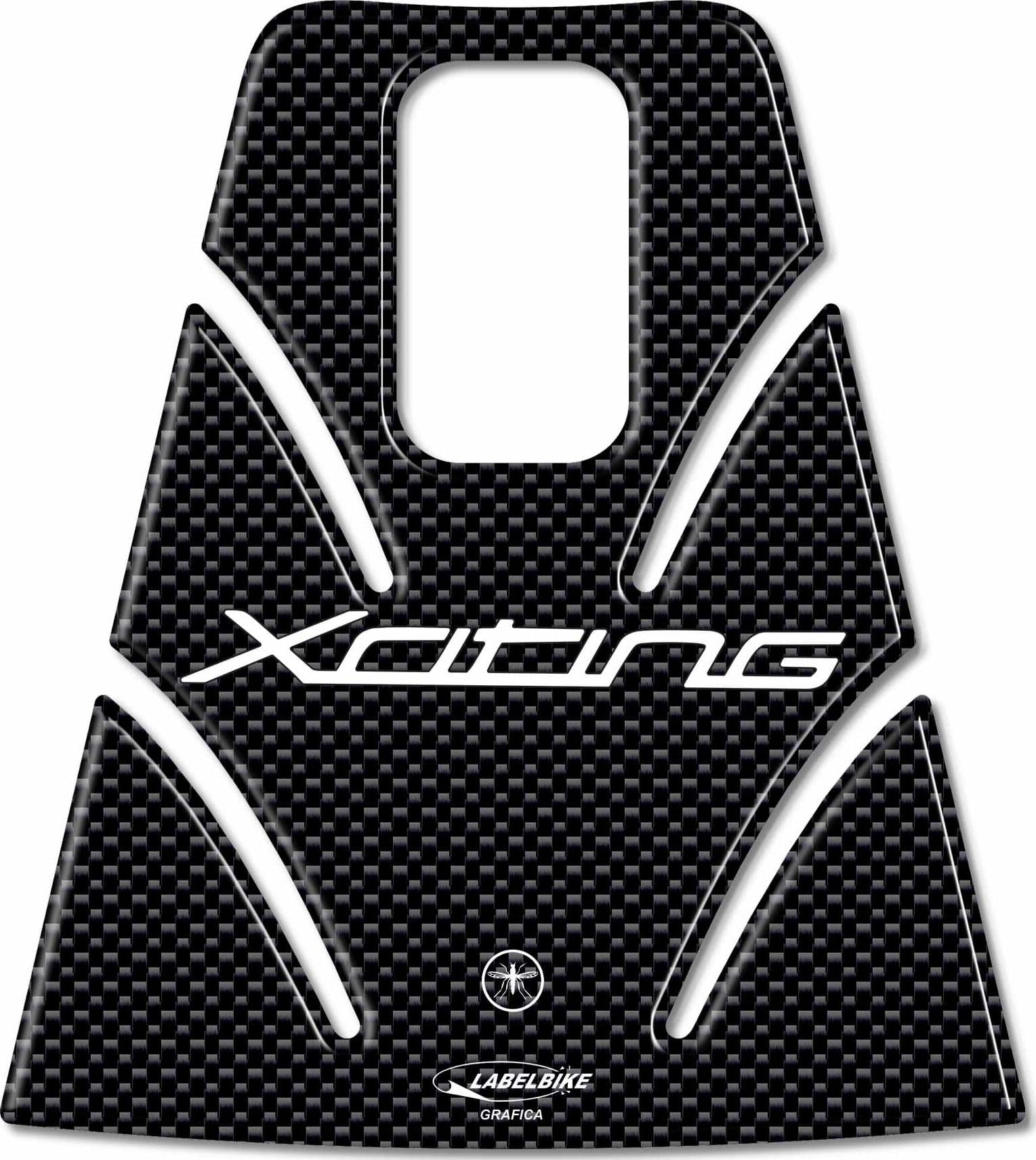 ADESIVO in Resina per SPORTELLO PORTAOGGETTI SELLA Kymco XCITING 250-300-500 in Decalcomanie adesivi e magneti LabelBike - Bibbiano, commercioVirtuoso.it