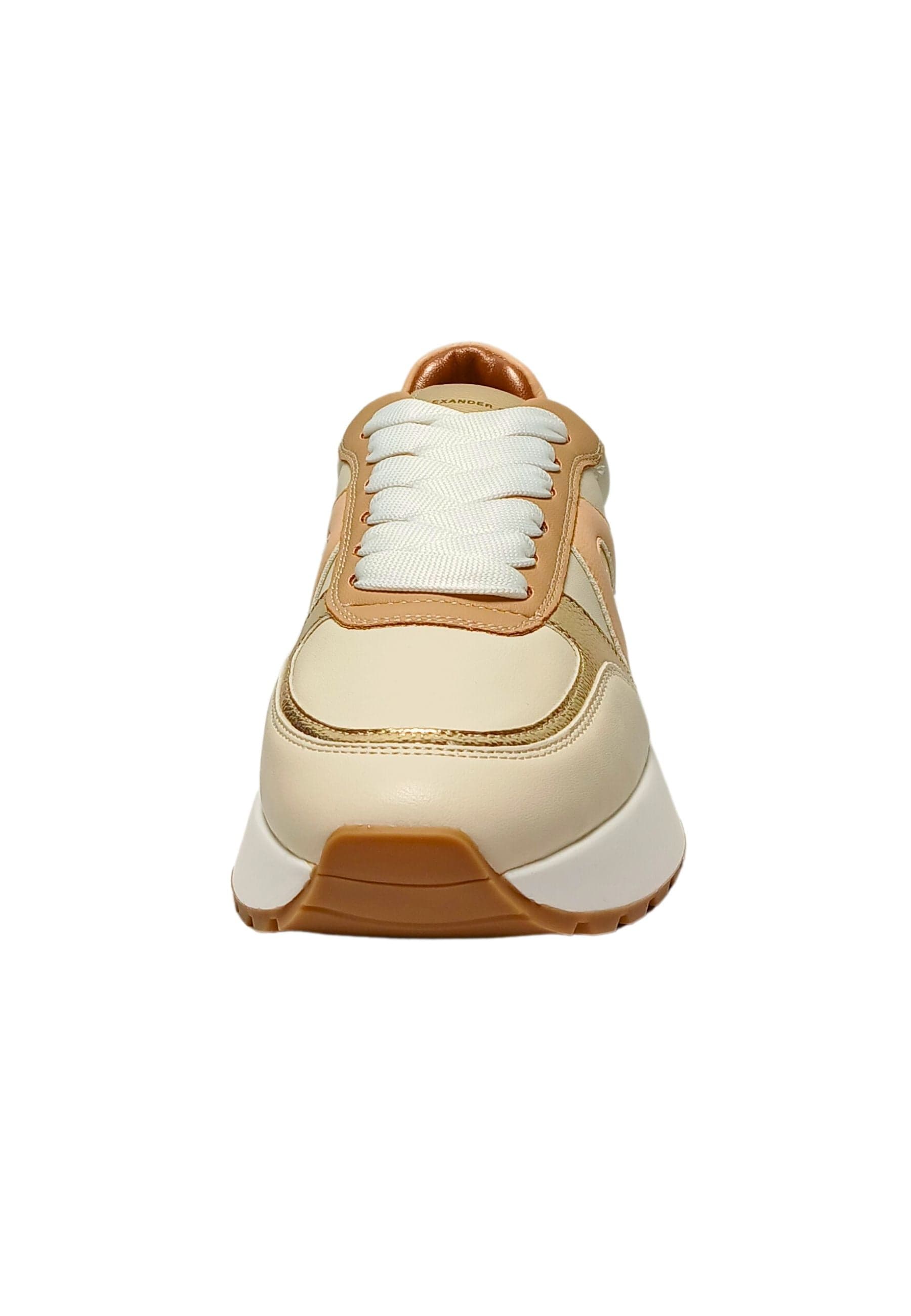ALEXANDER SMITH Scarpe Donna Alexander Smith Hyde Woman-Ivory cognac da donna in Sneaker casual Drestige - Casamassima, commercioVirtuoso.it
