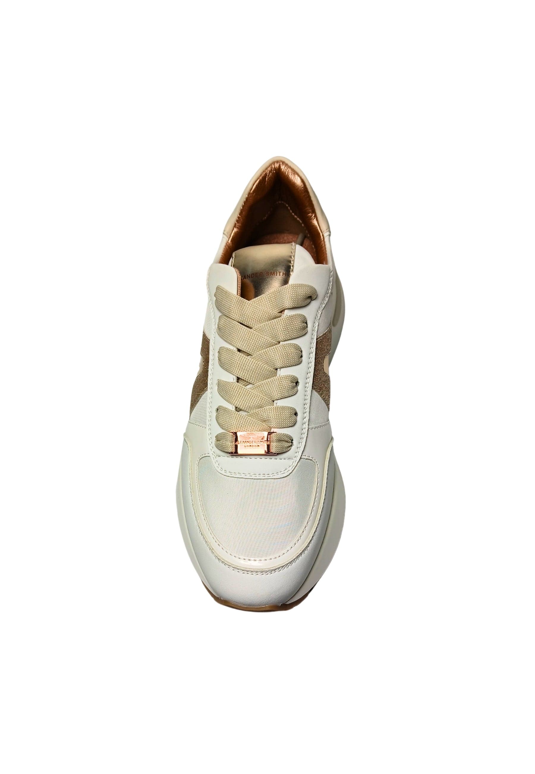ALEXANDER SMITH Scarpe Donna Alexander Smith Hyde Woman-White Gold da donna in Sneaker casual Drestige - Casamassima, commercioVirtuoso.it
