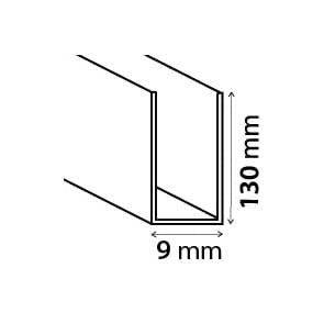 Profilo Basso Con Guarnizione A Spillo Per Walk-In Essential- Cm 93 - Cromo- Dhimp- Pezzi 1 in Paraspifferi e guarnizioni BricoGo - Marano di Napoli, commercioVirtuoso.it