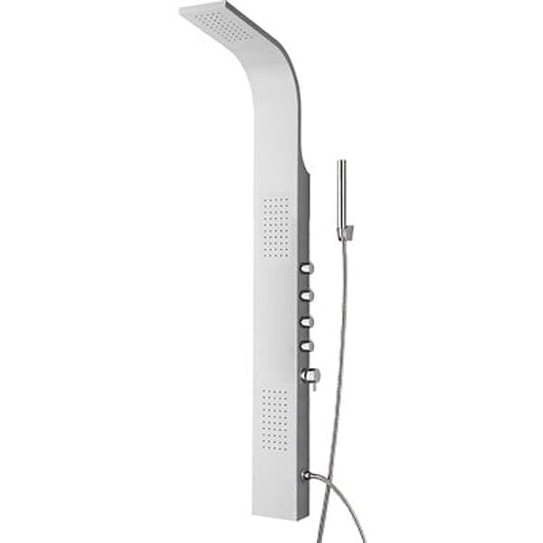 Parete Attrezzata Multifunzione Mod Formentera Dh Bianco Lucido