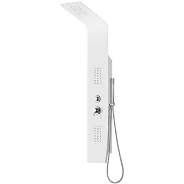 Parete Attrezzata Multifunzione Mod Giglio Dh Bianco Lucido