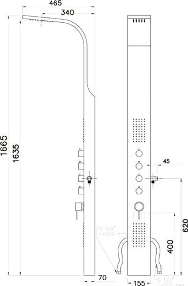 Parete Attrezzata Multifunzione Mod. Danubio- Bianco- Metaf- Pezzi 1 in Pareti attrezzate BricoGo - Marano di Napoli, commercioVirtuoso.it