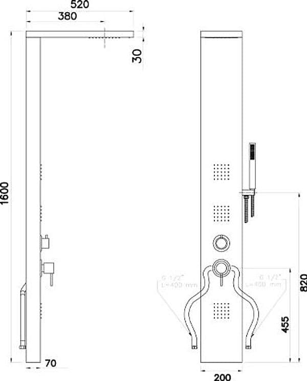 Parete Attrezzata Multifunzione Mod. Manhattan- Cromo Satinato- Metaf- Pezzi 1 in Pareti attrezzate BricoGo - Marano di Napoli, commercioVirtuoso.it