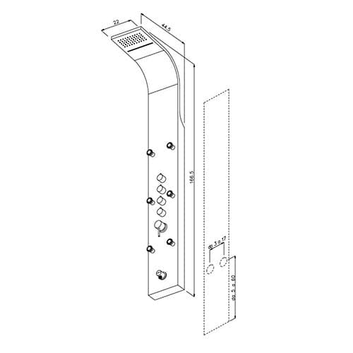 Parete Attrezzata Multifunzione Mod. Niagara Inox Lucido- Acciaio Inox Lucidato- Metaf- Pezzi 1 in Mobili a muro BricoGo - Marano di Napoli, commercioVirtuoso.it