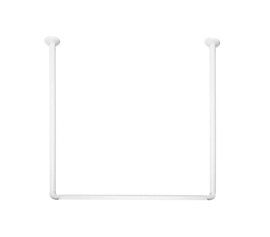 Bastone Per Tenda Doccia Doccia 3 Lati In Alluminio Bianco- Bianco 80X80X80 Cm- Spire- Pezzi 1 in Bastoni e telai per tende BricoGo - Marano di Napoli, commercioVirtuoso.it